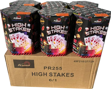 6x High Stakes case deal by Primed Pyrotechnics