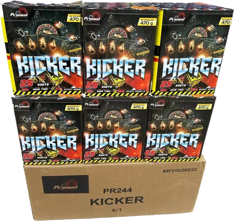 6x Kicker case deal by Primed Pyrotechnics