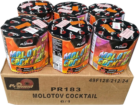 6x Molotov Cocktail case deal by Primed Pyrotechnics