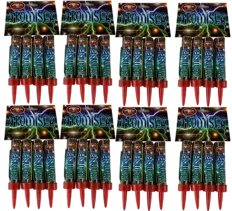 8x Atomiser roman candle multipack by Galactic Fireworks