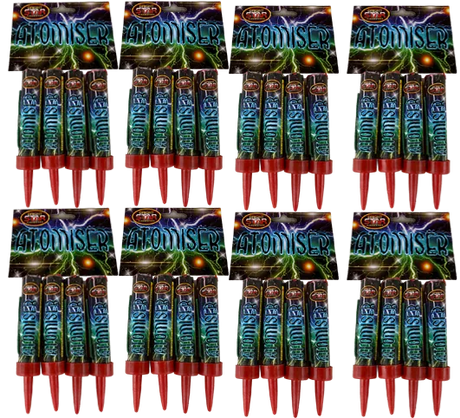 8x Atomiser roman candle multipack by Galactic Fireworks