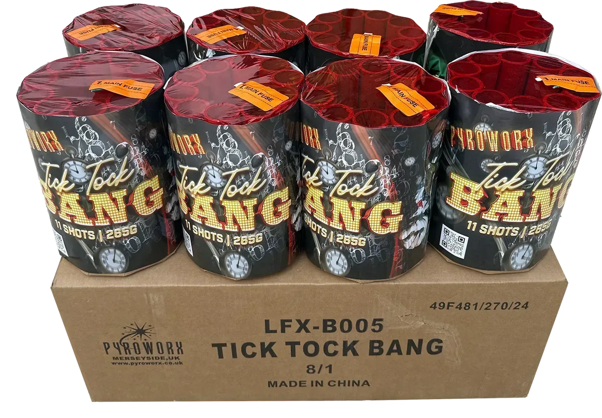 8x Tick Tock Bang case deal by Pyroworx
