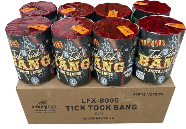 8x Tick Tock Bang case deal by Pyroworx