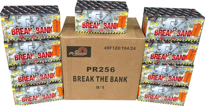 9x Break The Bank by Primed Pyrotechnics