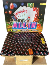 All In 114-shot compound firework by Primed Pyrotechnics