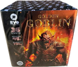 Golden Goblin firework cake by Galactic Fireworks