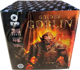 Golden Goblin firework cake by Galactic Fireworks
