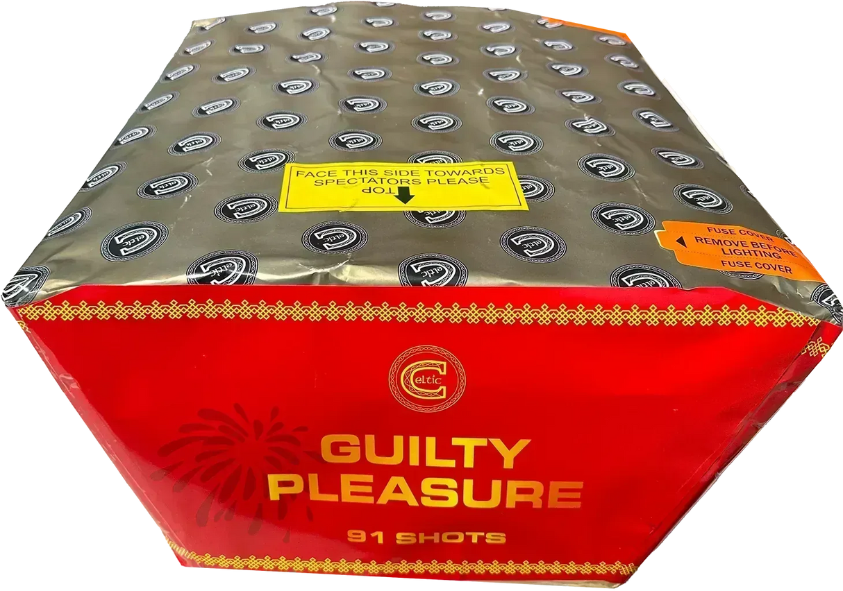 Guilty Pleasure firework cake by Galactic Fireworks