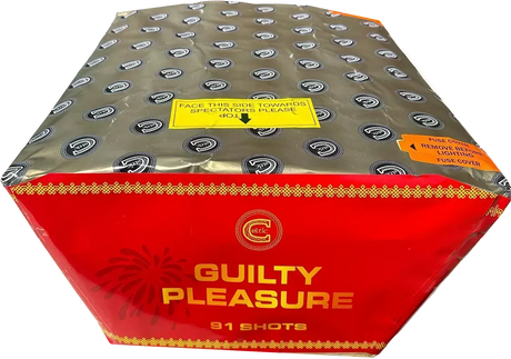 Guilty Pleasure firework cake by Galactic Fireworks