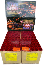 Gum Ball compound firework barrage by Galactic Fireworks