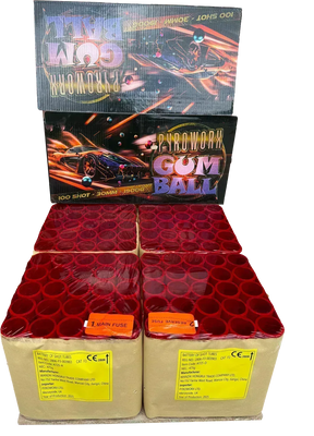 Gum Ball compound firework barrage by Galactic Fireworks