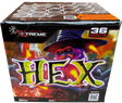 Hex firework cake by Galactic Fireworks