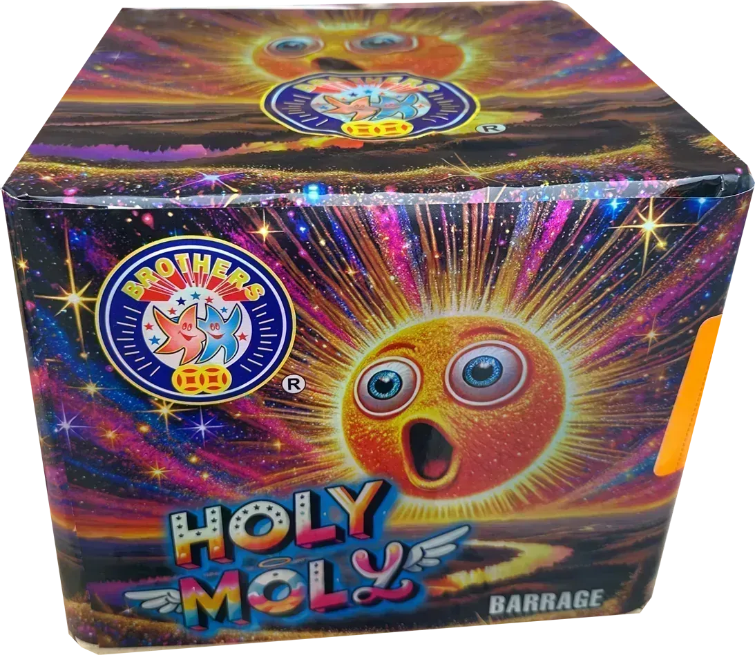 Holy Moly firework cake by Galactic Fireworks