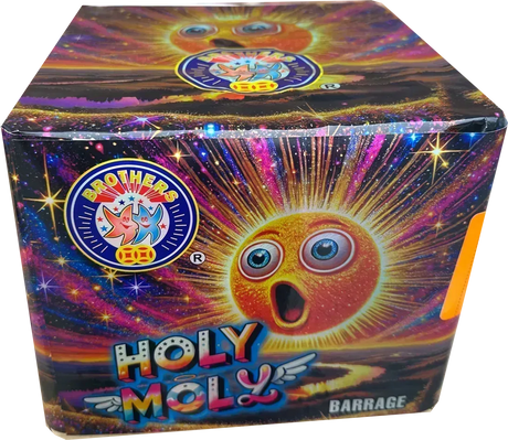 Holy Moly firework cake by Galactic Fireworks