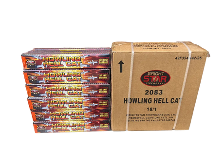 Howling Hellcat case of 18 by Bright Star