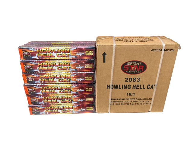 Howling Hellcat case of 18 by Bright Star