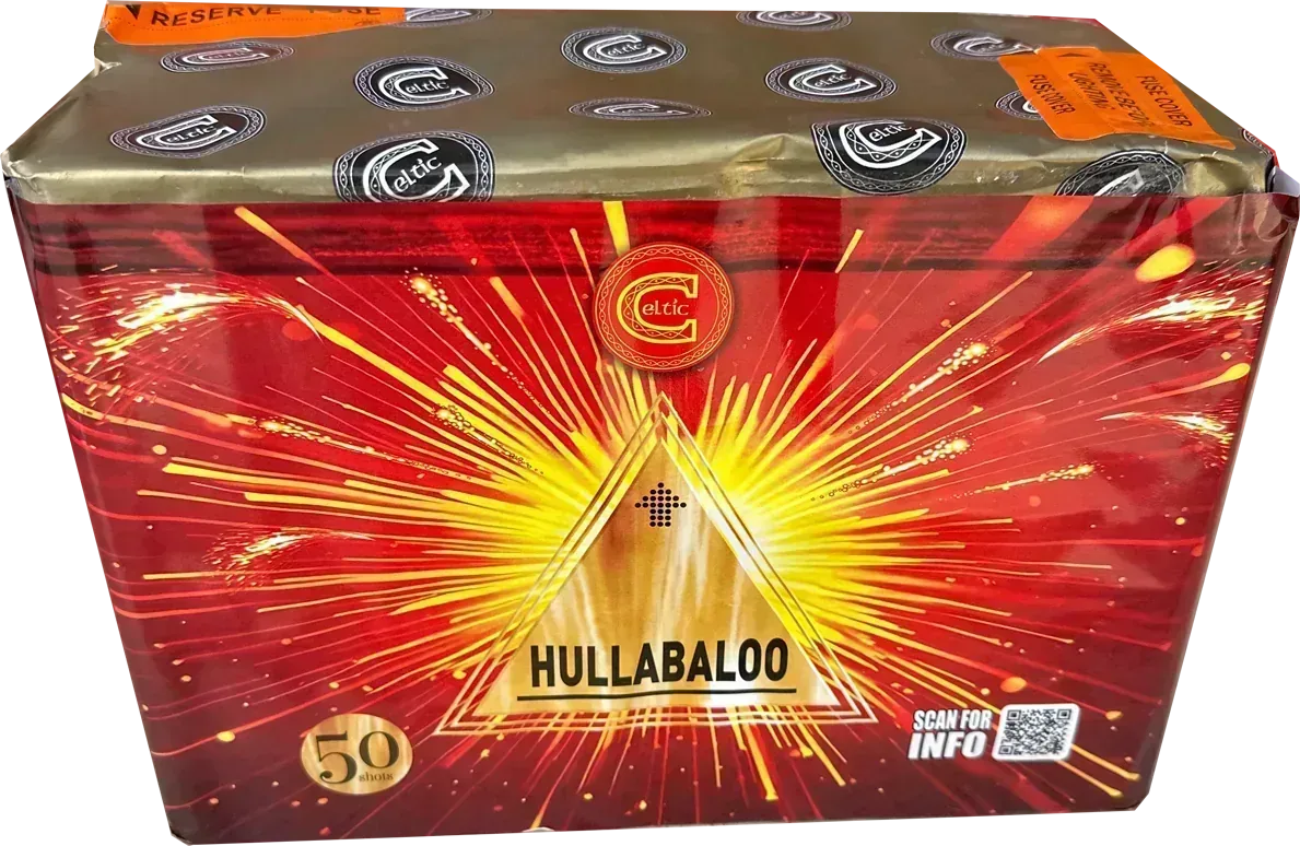 Hullabaloo firework cake by Galactic Fireworks