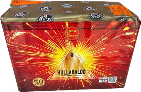 Hullabaloo firework cake by Galactic Fireworks