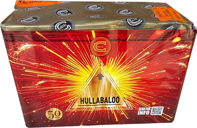Hullabaloo firework cake by Galactic Fireworks