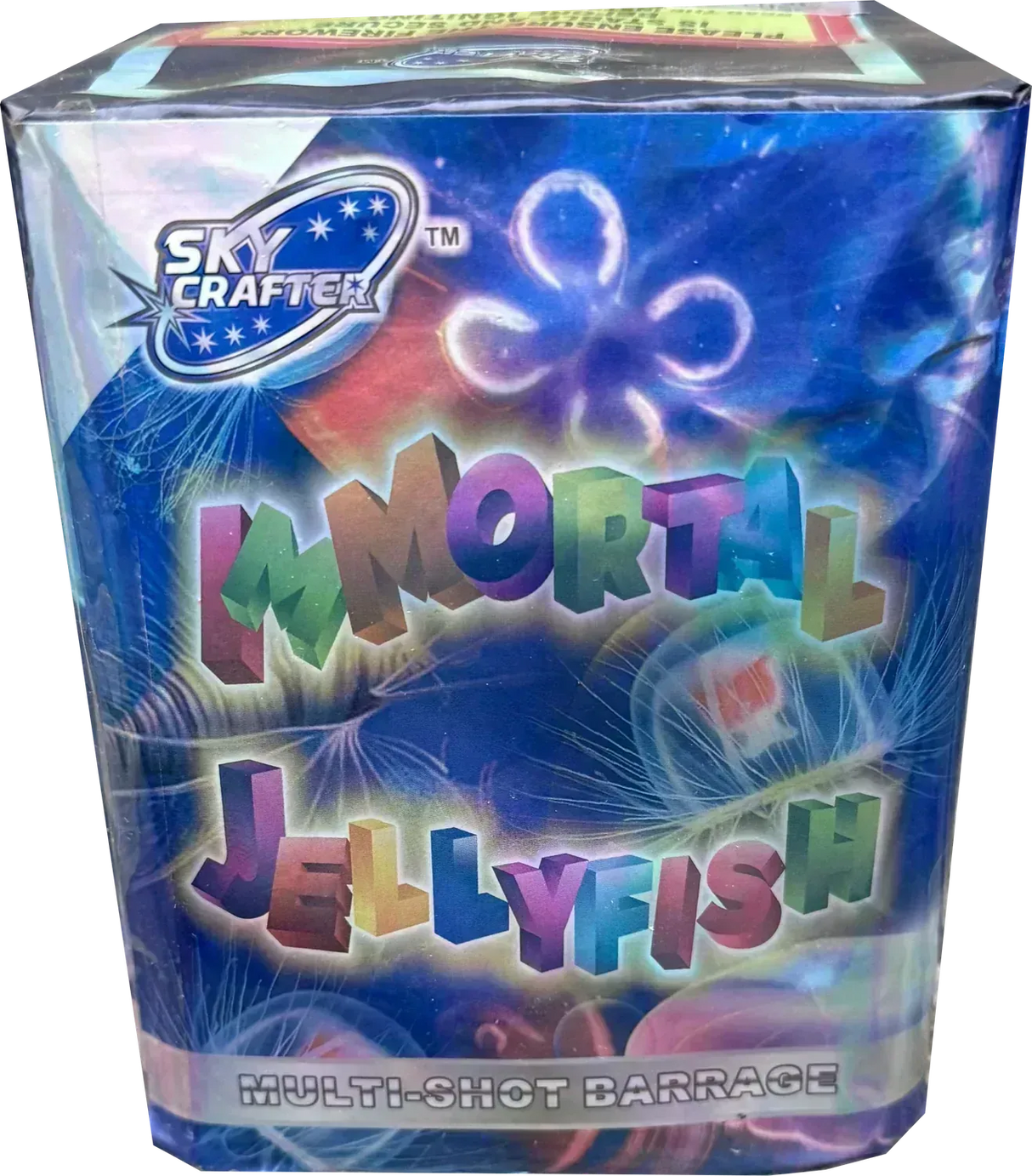 Immortal Jellyfish firework cake by Galactic Fireworks