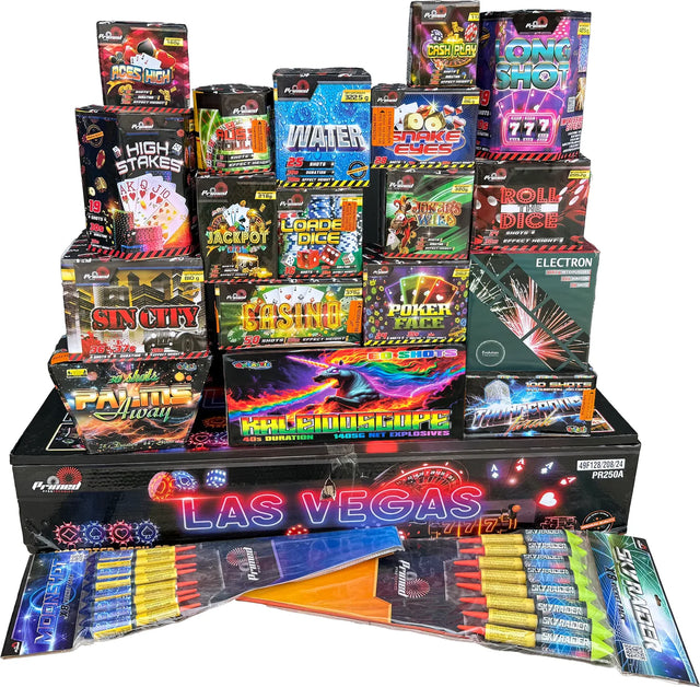 Jackpot Pack firework pack by Galactic Fireworks