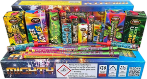 Mighty Box firework pack by Galactic Fireworks