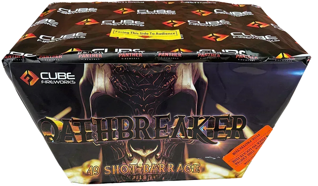Oathbreaker firework cake by Galactic Fireworks