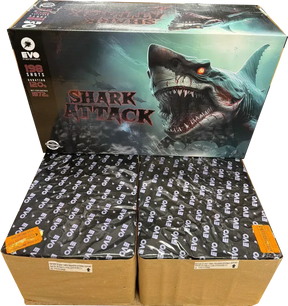 Shark Attack compound firework barrage by Galactic Fireworks