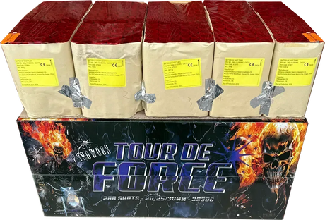 Tour De Force compound firework barrage by Galactic Fireworks