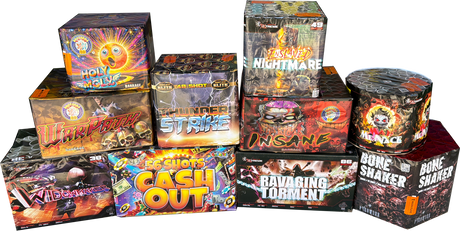 Terrific Ten ten-piece complete display firework pack by Galactic Fireworks