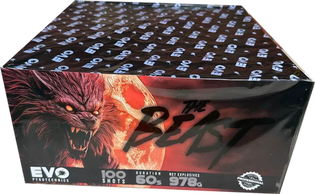 The Beast firework cake by Galactic Fireworks