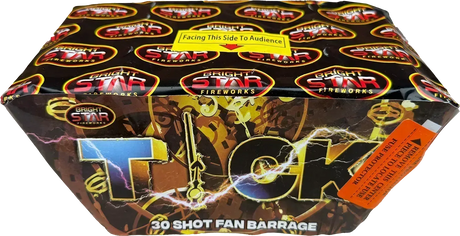 Tick firework cake by Galactic Fireworks