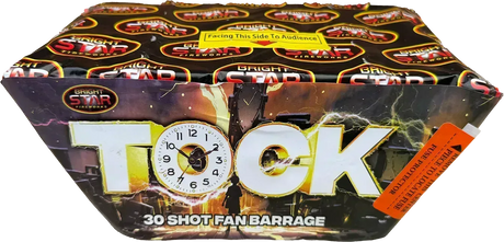 Tock firework cake by Galactic Fireworks