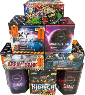 Topaz Cake Pack firework pack by Galactic Fireworks