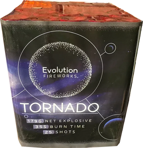 Tornado firework cake by Galactic Fireworks
