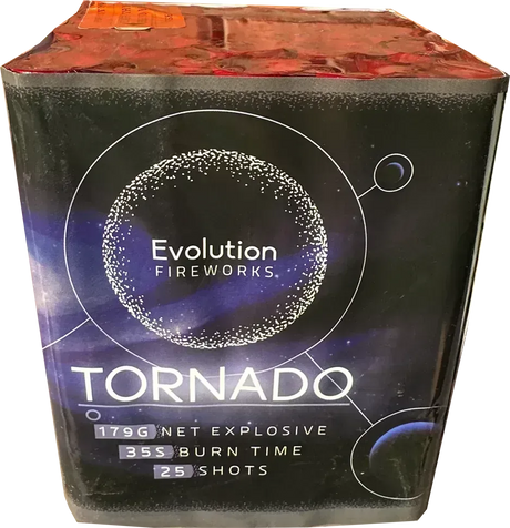 Tornado firework cake by Galactic Fireworks