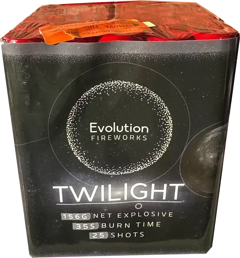 Twilight firework cake by Galactic Fireworks