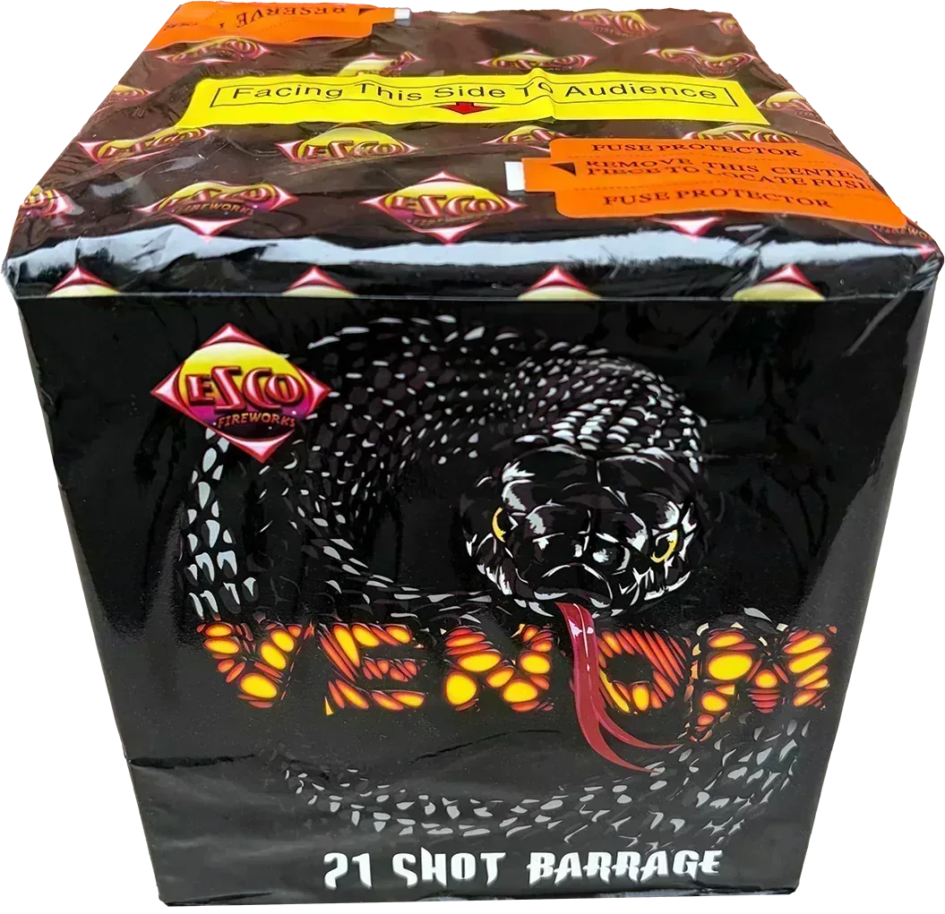 Venom firework cake by Galactic Fireworks