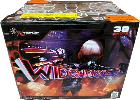 Widowmaker firework cake by Galactic Fireworks