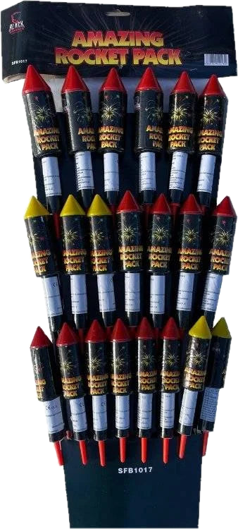Amazing Rockets 21-pack F3 rockets by Black Panther