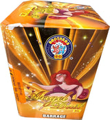 Angel Dust XL 16-shot F2 cake firework by Brothers Pyrotechnics