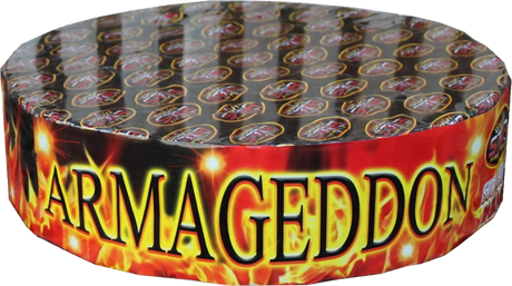 Armageddon 500-shot barrage firework cake by Bright Star