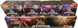 Athena 149-shot fanned compound firework by Cube Fireworks
