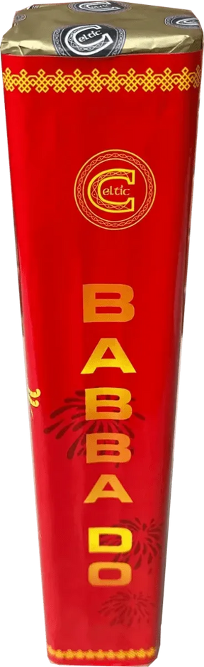 Babba Do 128-shot candle barrage firework by Celtic