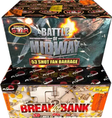 Battle Of Midway and Break The Bank firework double deal