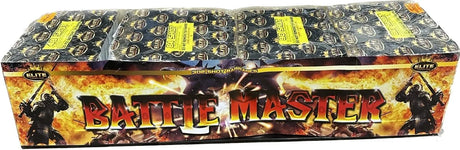 Battlemaster 302-shot fanned F3 compound firework by Bright Star