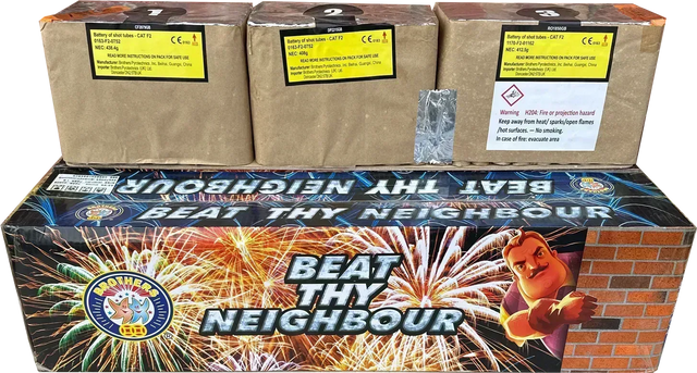 Beat Thy Neighbour firework by Brothers Pyrotechnics