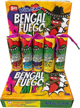 Bengal Fuego 5-pack F1 hand-held novelty flares by Vulcan