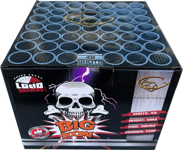 Big Boom 49-shot firework cake by Gemstone Fireworks