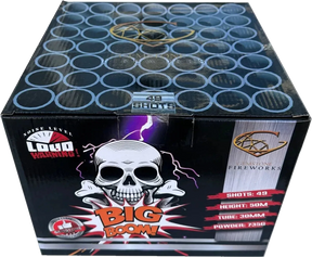 Big Boom 49-shot F3 cake firework by Gemstone